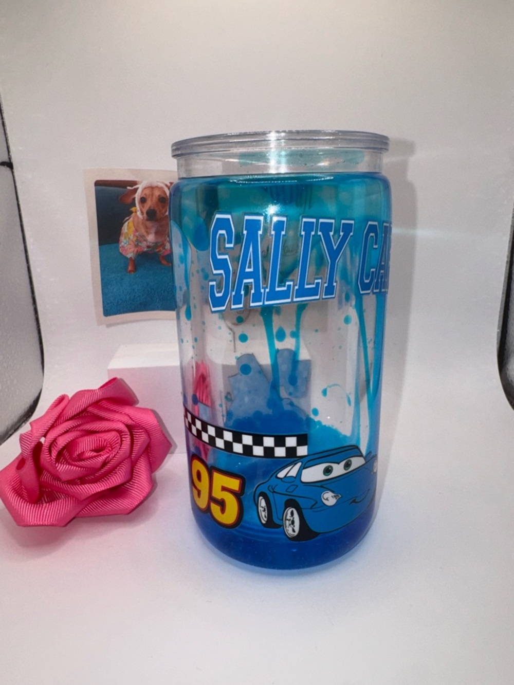 Disney Blue 'Sally Carrera' Kids Tumbler - Lightning McQueen 95